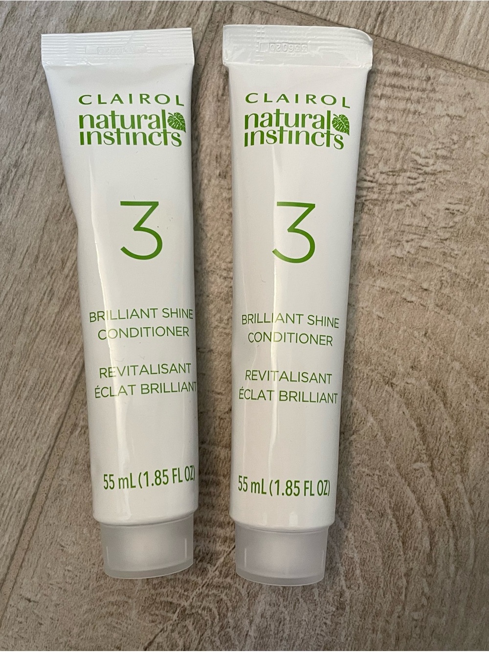 Clairol Natural Instincts Brilliant Shine Conditioner 1.85 fl oz - Lot of 2